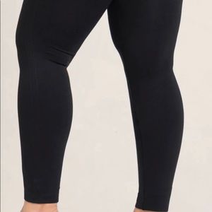 EMPETUA high-waisted shaping Leggings, Solid black color, size: XL